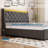 Upholstered Bed Frame With 4 Drawers & Tufted Storage Headboard, Storage Platform Bed With LED Lights And Charging Station, Noise‑Free, No Box Spring Needed-341211021-341211008