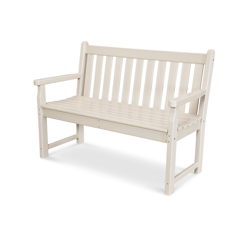 Banc de jardin POLYWOOD, Sable, H 35 po x l 55,5 po x P 24,25 po