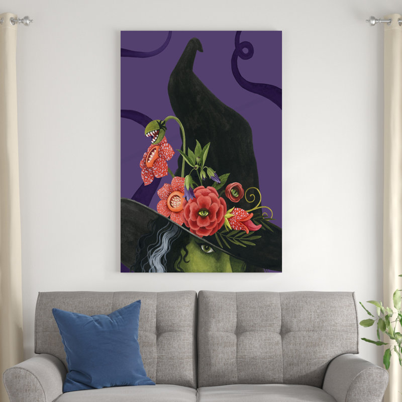 Plantes monstrueuses III, H 48 po x l 32 po x P 1,25 po