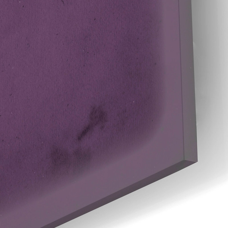 «Plum chandelier croquis 2» par Ethan Harper, art mural en verre acrylique, H 24 po x l 16 po x P 0,2 po