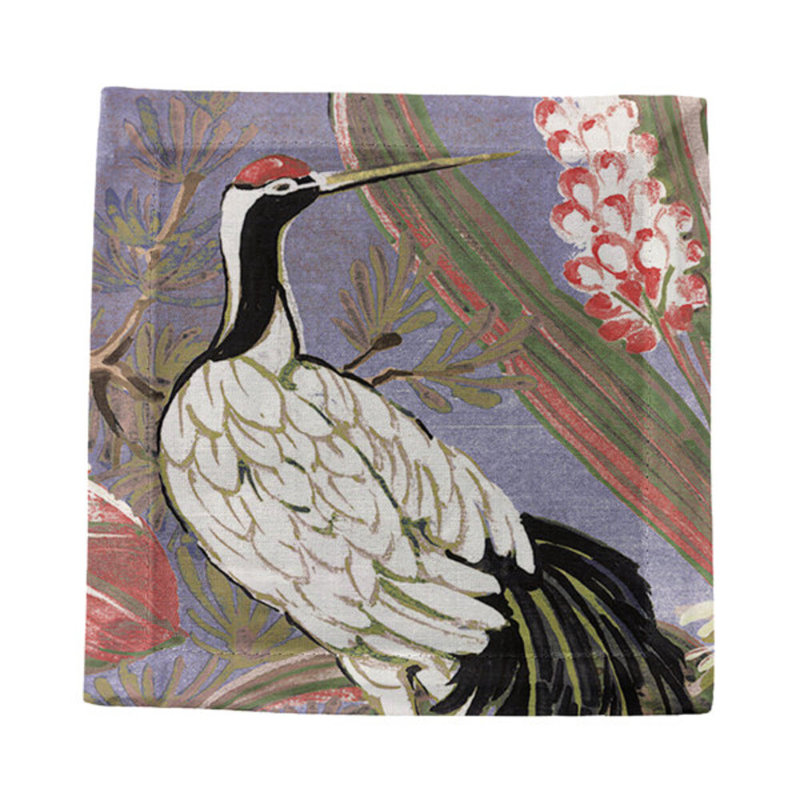 Summer Palace Cotton Sateen Cocktail Napkins, Ducal
