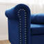 Chaise rembourrée avec velours doux et rangement dissimulé pour le confort de la chambre à coucher Tissu Mid-Century moderne-1497659281