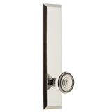 Grandeur Fifth Avenue Tall Plate Single Dummy with Soleil Door Knob