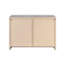 Armoire de rangement contemporaine en bois flotté gris - Convient à un décor moderne