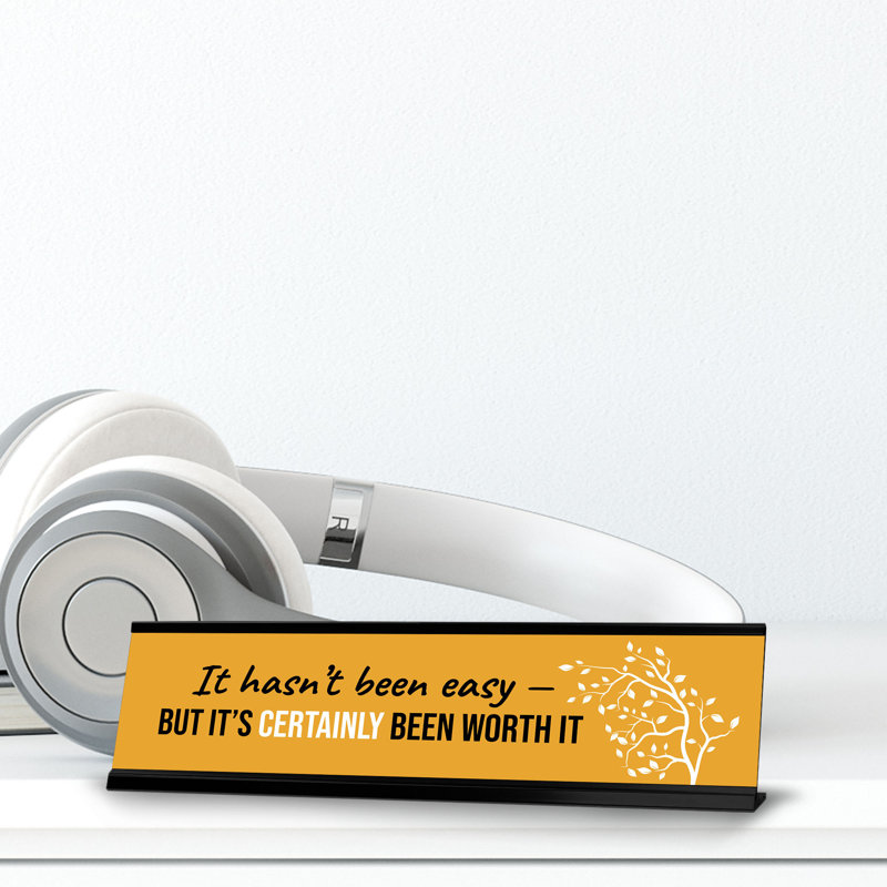 Plaque de bureau