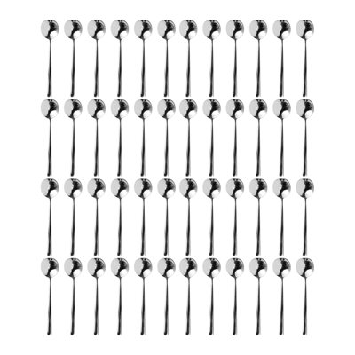 Cuillère en acier inoxydable 48 pièces