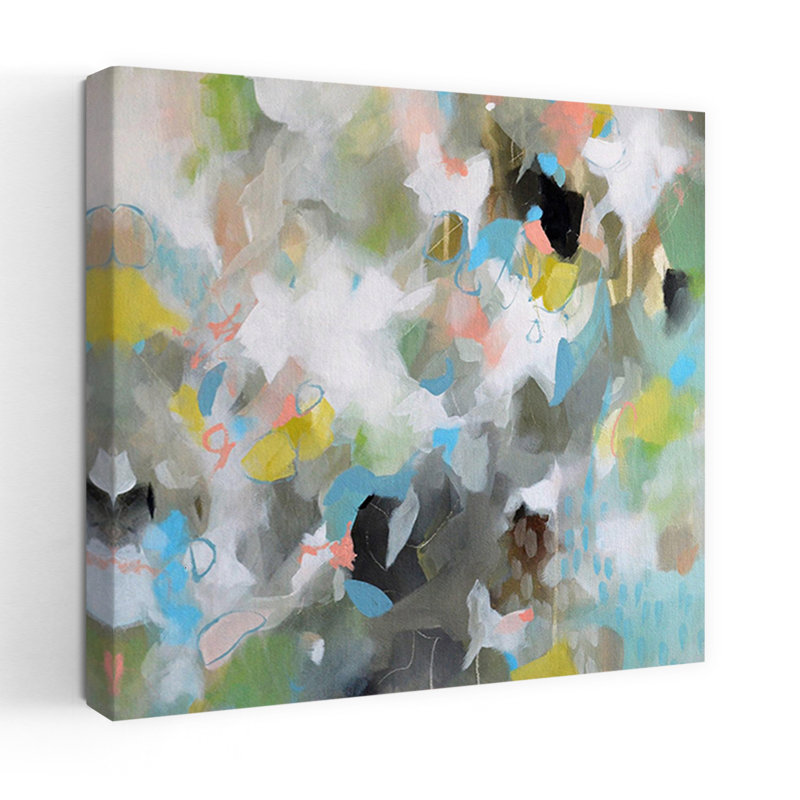 «The Evolving Insight», art contemporain abstrait, H 18 po x l 18 po