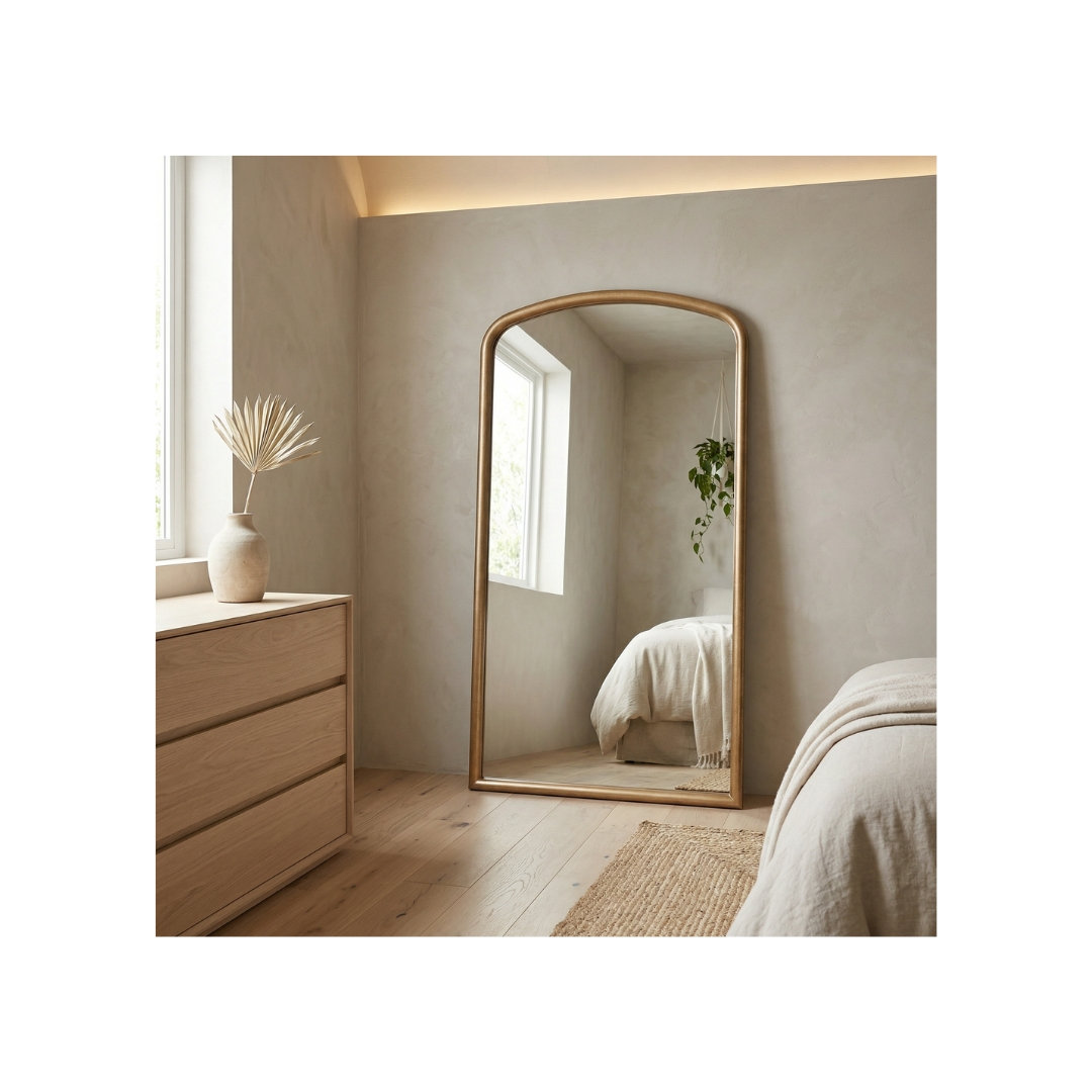 Peach 52" Mirror Set, Gold