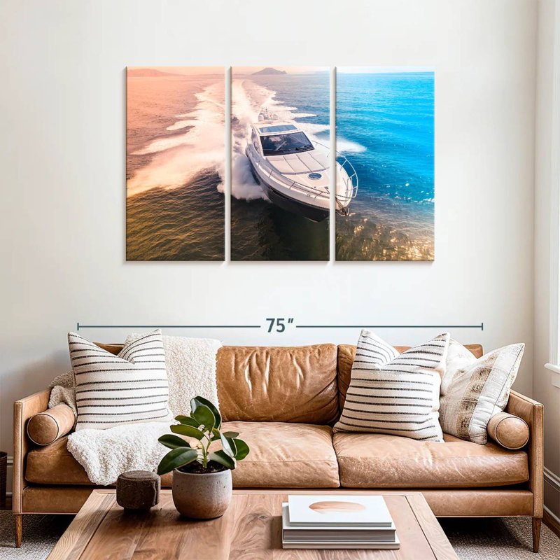 Mehar Speeding Yacht, H 36 po x l 57 po