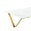 Chateaugay Glass Top Metal Base Dining Table-494780233-494780235