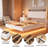 Bed Frame with LED Lights & Charging Station, Upholstered Platform Bed with Storage Headboard-2136881407-2136881400