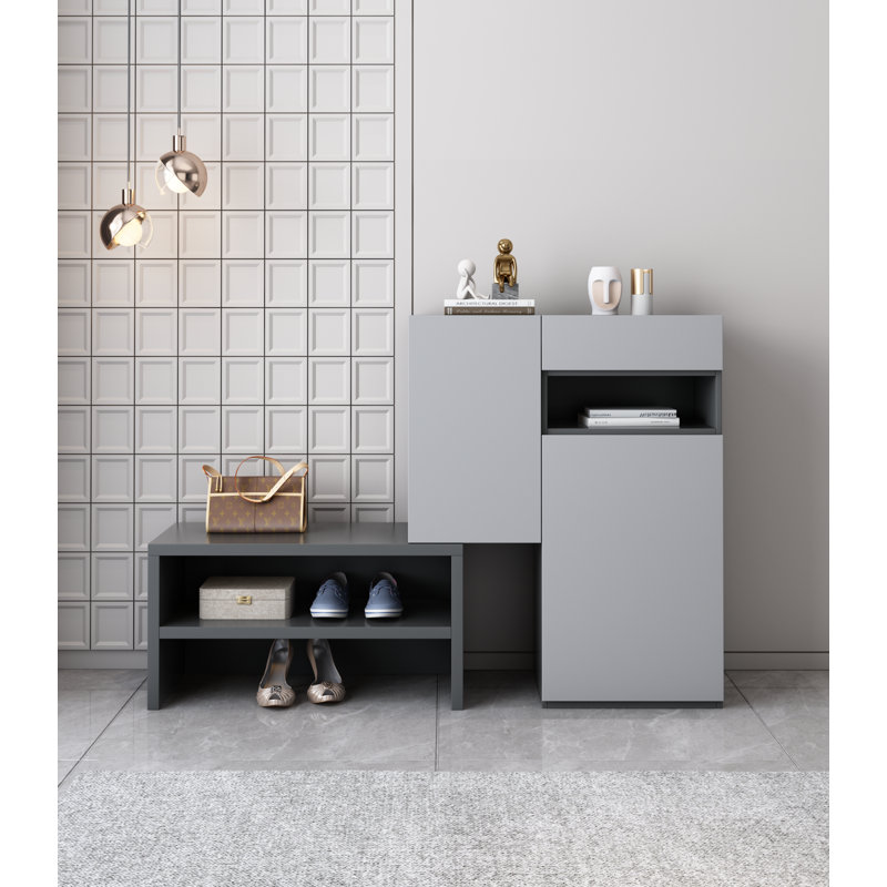10 Pair Shoe Storage Cabinet