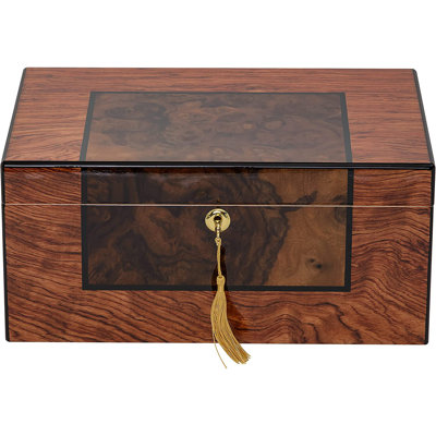 Cave à cigares Humidor Supreme Rioja, bois Bobinga ultrabrillant