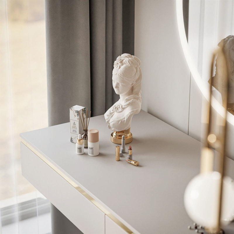 Andile Dressing Table with Mirror