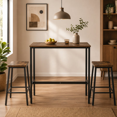 Comptoir de bar en bois clair de 39,24 pouces, idéal pour les bars, les espaces café, les cuisines et les salles à manger.