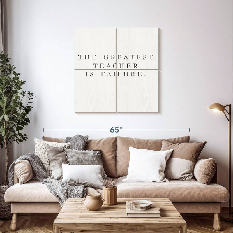 Tergel Greatest Teacher Is Failure, 38'' H x 38'' W