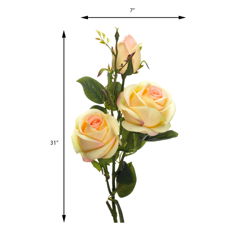 Pulvérisateur de rose artificiel, Rose-jaune
