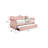 Modern Style Upholstered Velvet Wood Daybed With Trundle