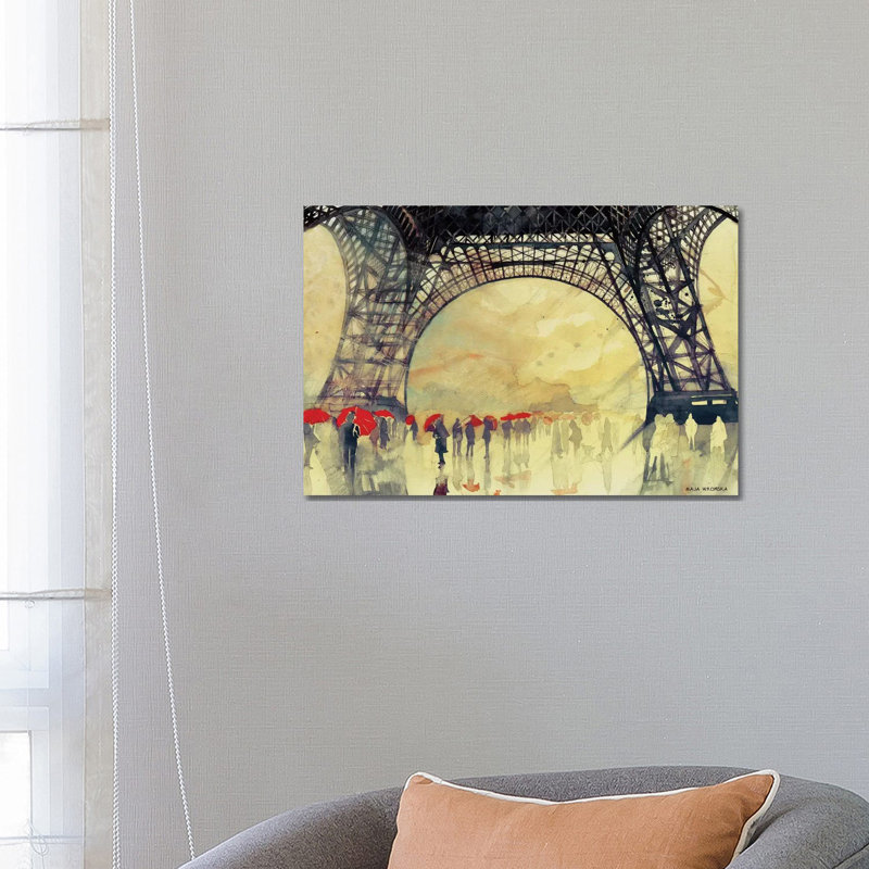 Winter in Paris 1 Piece Wrapped Canvas Wall Art, 66.04 cm H x 45.72 cm W x 1.91 cm D
