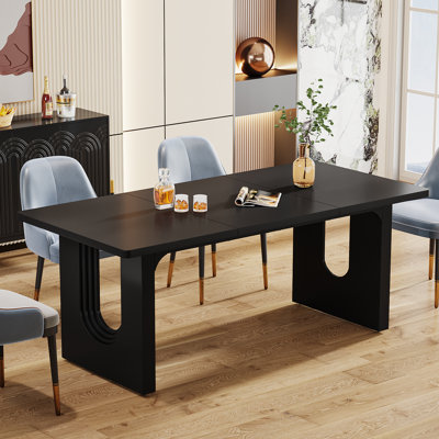 Faustine 70.9 L x 31.5 W Dining Table by Wrought Studio