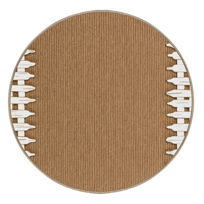 Tapis lavable avec bordure de clôture