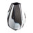 Modern Neutral Glass Black Abstract Abstract Contemporary Vase-1666120922