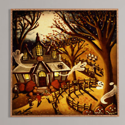 « hanté house », impression encadrée