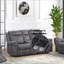 Causeuse en microfibre Zubaida