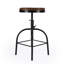 Clyde Leather 25" Adjustable Bar Stool-839570719