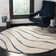 Ashal Shag Cream/Blue Area Rug