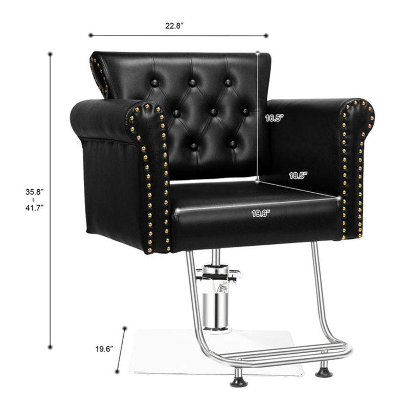 Fauteuil de coiffeur pivotant à 360 degrés