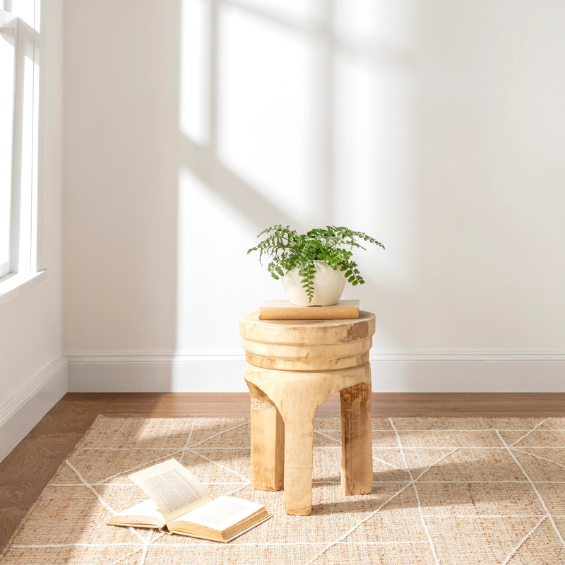 Tapis en jute tissé à la main Judson, Rectangle 3 pi x 5 pi