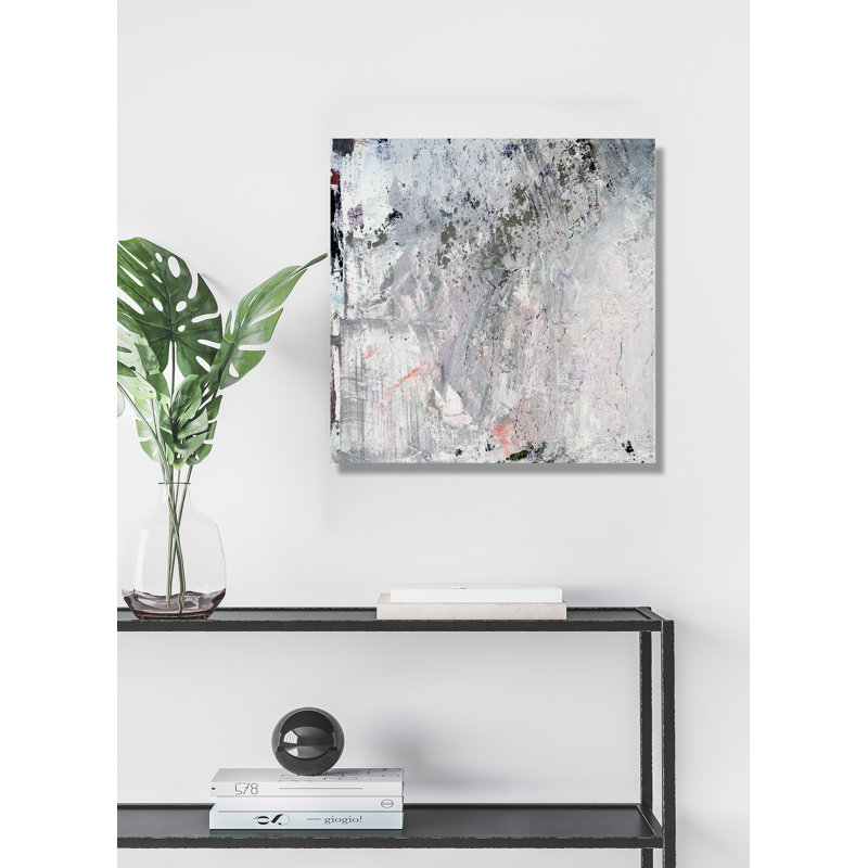 White Code - Artist Enhanced Canvas Print, 30" H x 30" W x 1.5" D, Unframed
