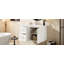 Meuble-lavabo mural 36 po, 2 tiroirs, lavabo simple en céramique 3 trous-1497737889
