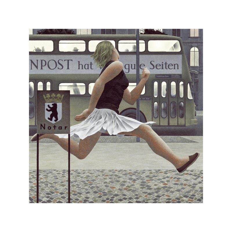 «Berlin Bus» par Alex Colville - Impression giclée, H 40 po x l 32 po