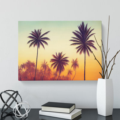Stimulating Palm Trees - Wrapped Canvas
