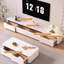 Meuble télé beige en bois manufacturé-694712057