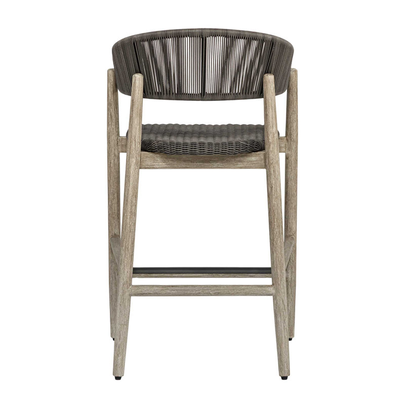 Aundrea Outdoor Bar Stool, 26.5"