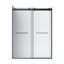 Ensemble de porte de douche rectangulaire sans cadre l 48 po x P 36 po x H 76 po Molly avec finition en verre givré Molly-121487504-121487505