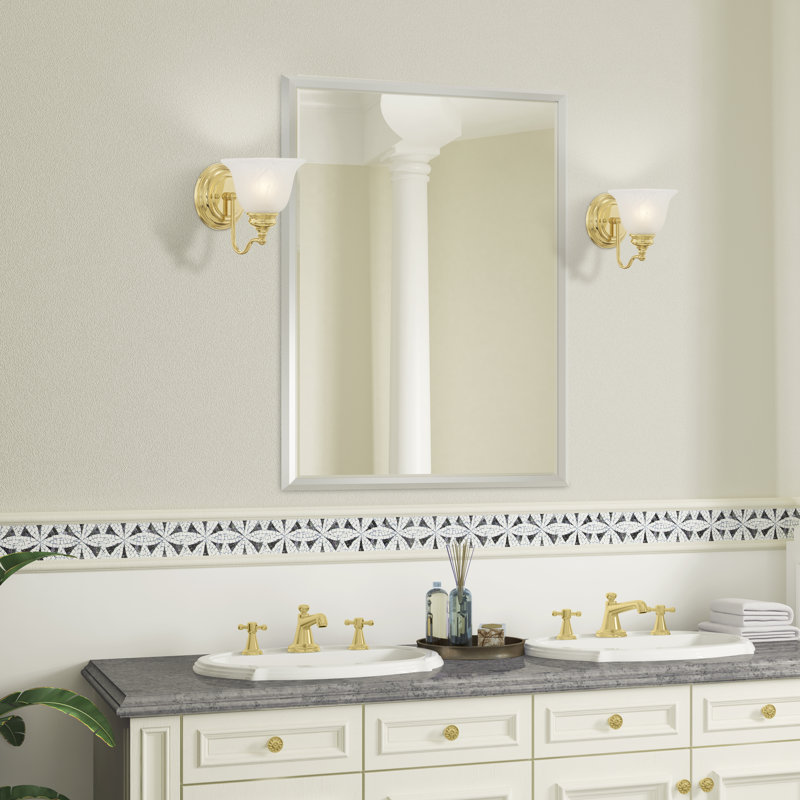 Becky Dimmable Bath Sconce, Polished Brass