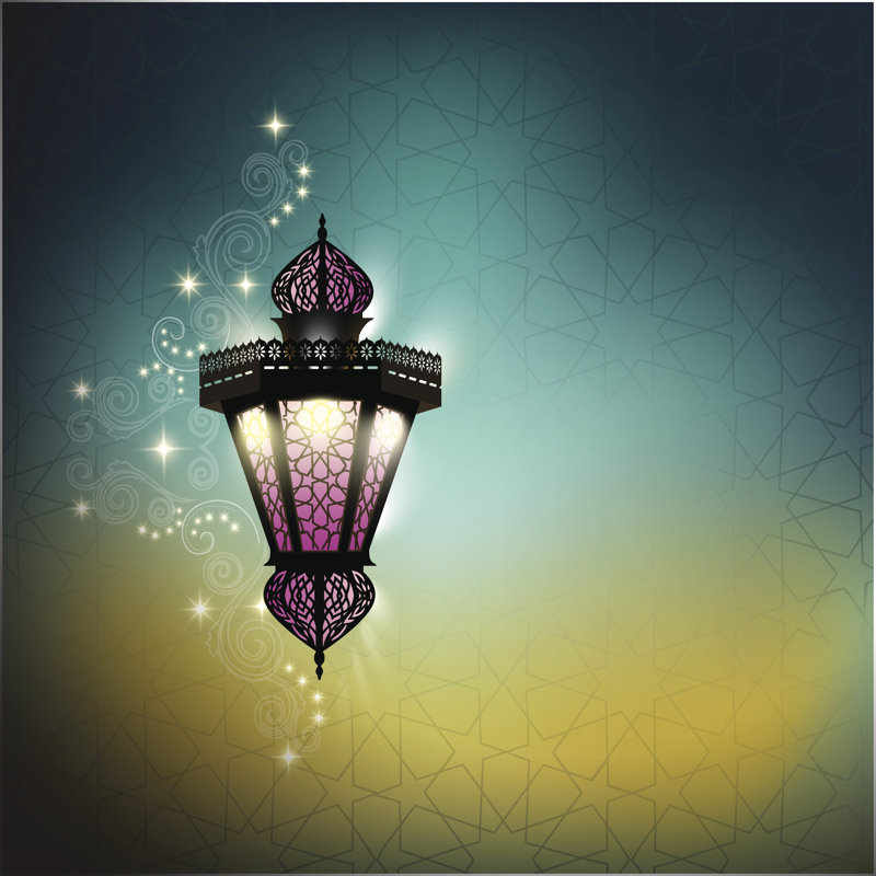 Ramadan Card by Grapeys - Wrapped Canvas Print, 122cm H x 122cm W