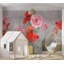 Papier peint floral - Prairie grise-2043374834