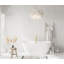 Baignoire 59 po en blanc brillant avec bordure 59 po-105507295