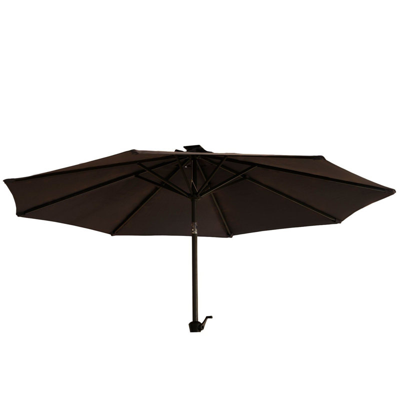 Hampshire 290cm Market Parasol, Grey