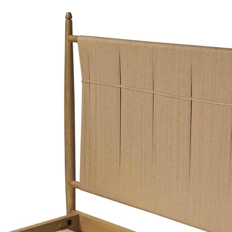 Richard Bed, Burnished Parawood, Queen