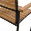 Chaise 2 pièces en bois et métal