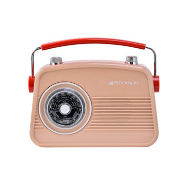 Radio portative Bluetooth rétro avec batterie rechargeable intégrée