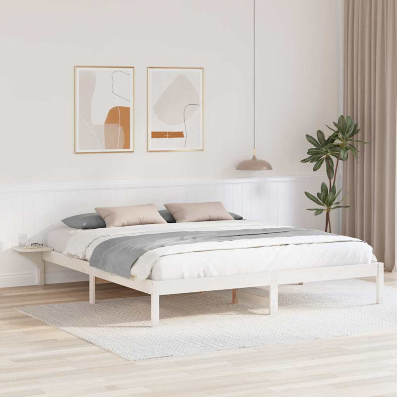 Takiera Bed, White, Super King (6')