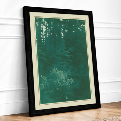 Quiet Northern Forest Scandinavian - Framed Print