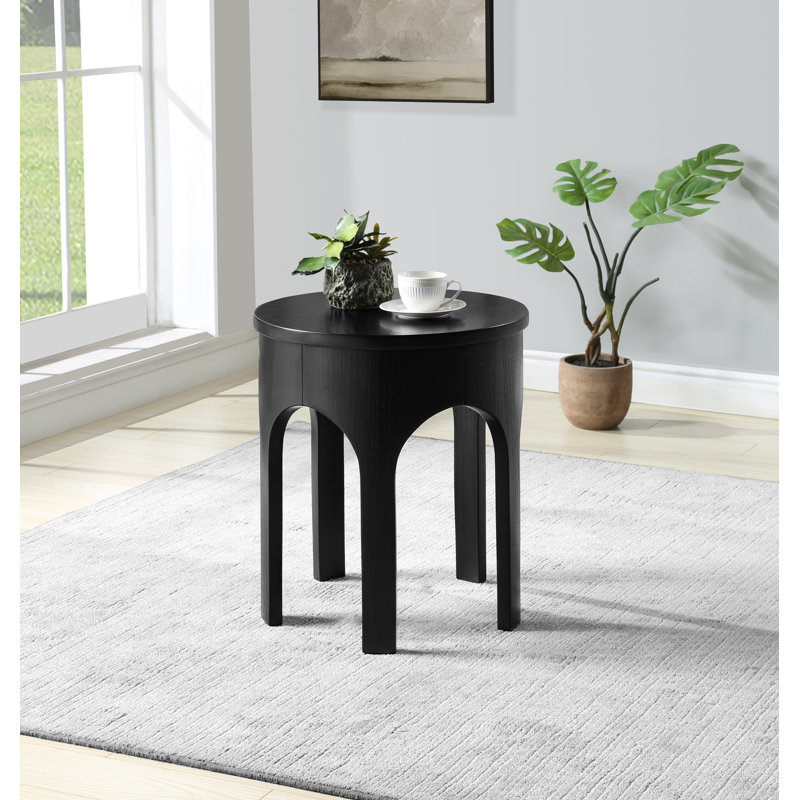 Dihanna End Table, Black